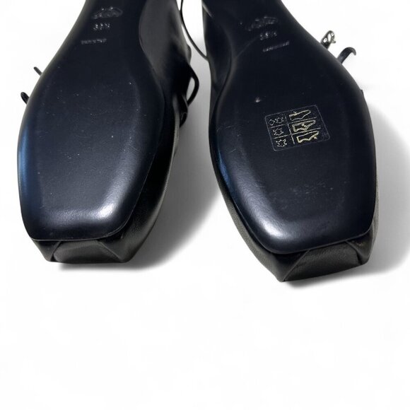 Alexander McQueen Strappy MaryJane Black Leather Caged Ballet Flat sz EU 36.5 - Picture 12 of 15